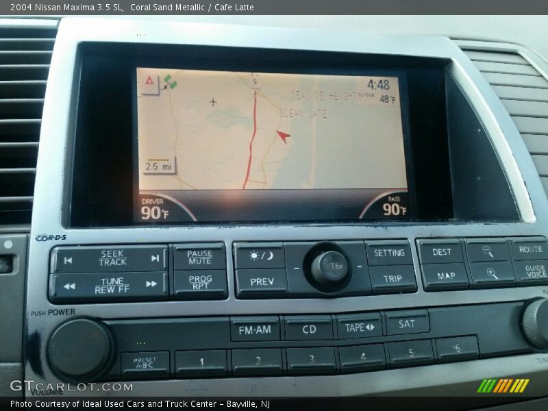 Coral Sand Metallic / Cafe Latte 2004 Nissan Maxima 3.5 SL