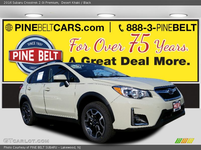 Desert Khaki / Black 2016 Subaru Crosstrek 2.0i Premium