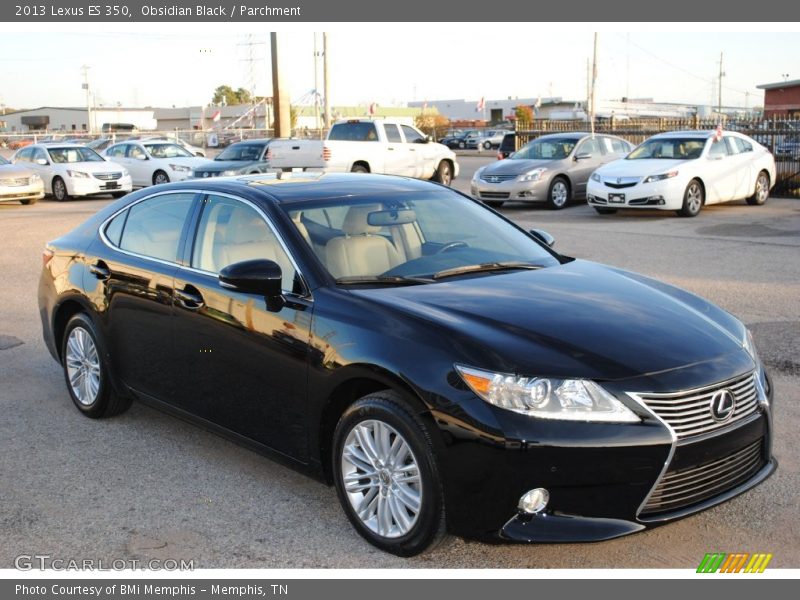 Obsidian Black / Parchment 2013 Lexus ES 350