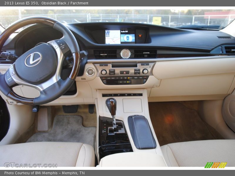 Obsidian Black / Parchment 2013 Lexus ES 350