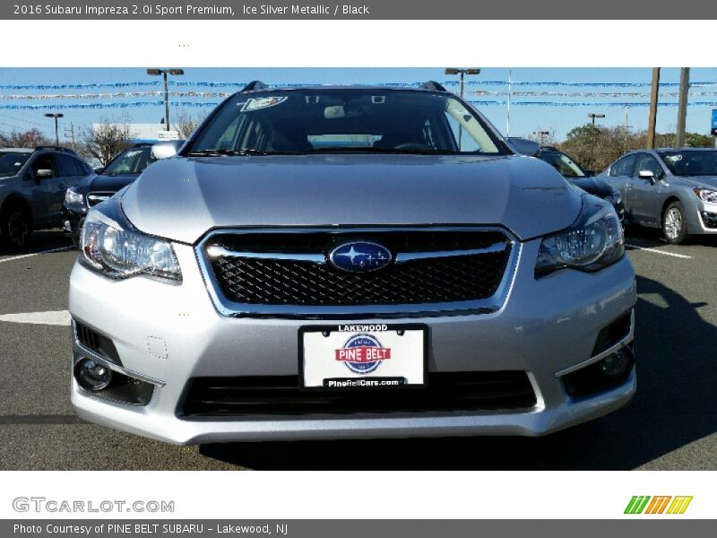 Ice Silver Metallic / Black 2016 Subaru Impreza 2.0i Sport Premium