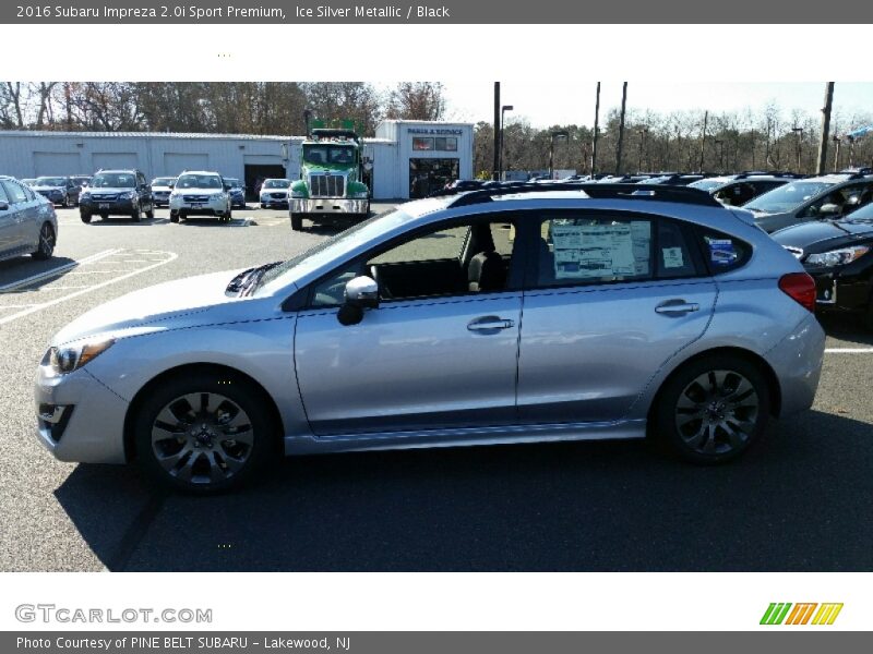 Ice Silver Metallic / Black 2016 Subaru Impreza 2.0i Sport Premium