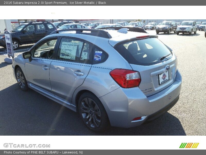 Ice Silver Metallic / Black 2016 Subaru Impreza 2.0i Sport Premium