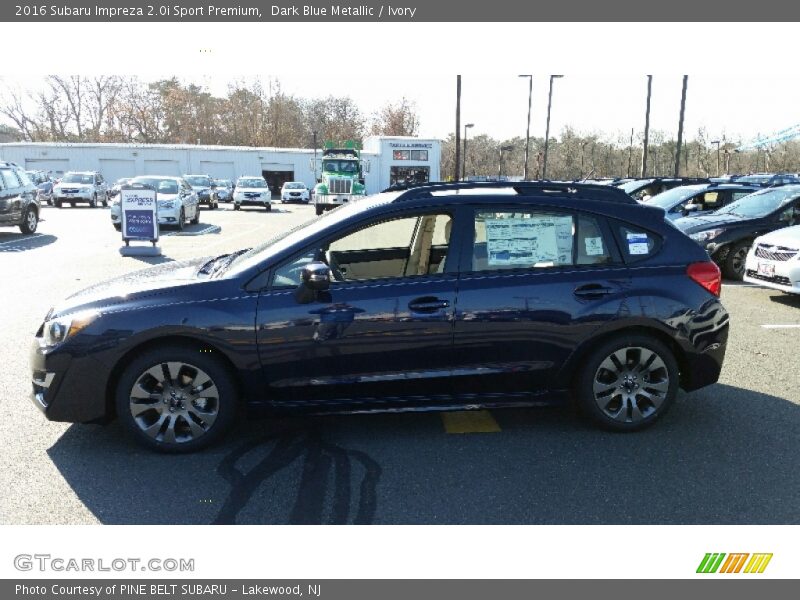 Dark Blue Metallic / Ivory 2016 Subaru Impreza 2.0i Sport Premium