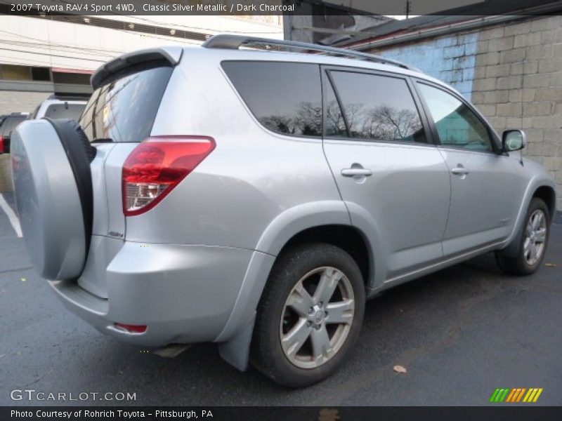 Classic Silver Metallic / Dark Charcoal 2007 Toyota RAV4 Sport 4WD