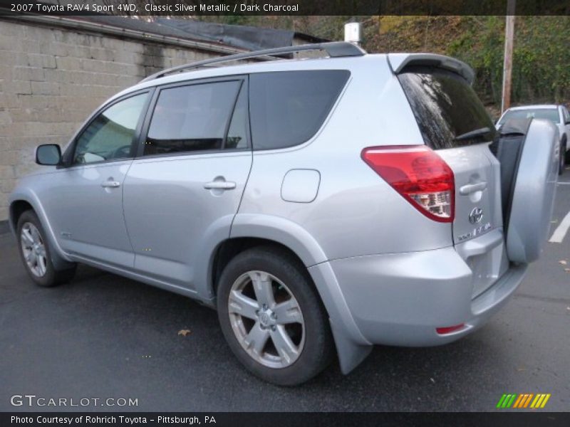 Classic Silver Metallic / Dark Charcoal 2007 Toyota RAV4 Sport 4WD