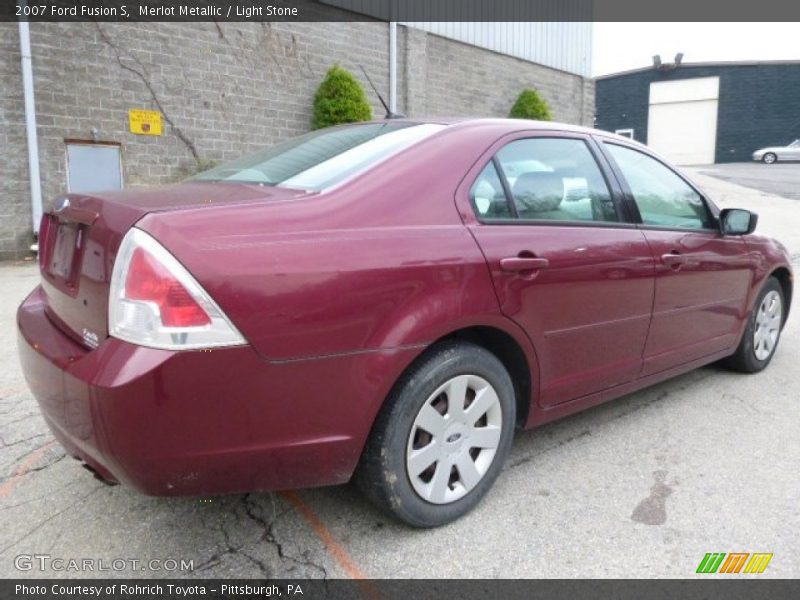 Merlot Metallic / Light Stone 2007 Ford Fusion S