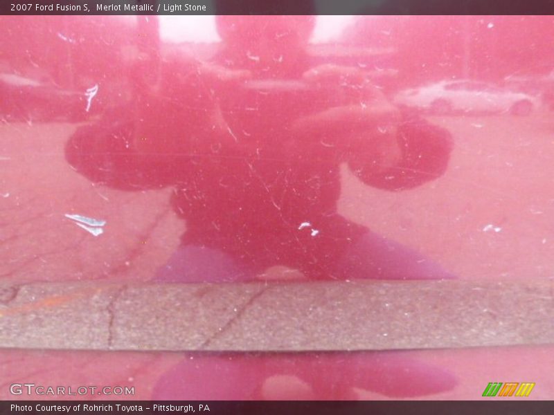 Merlot Metallic / Light Stone 2007 Ford Fusion S