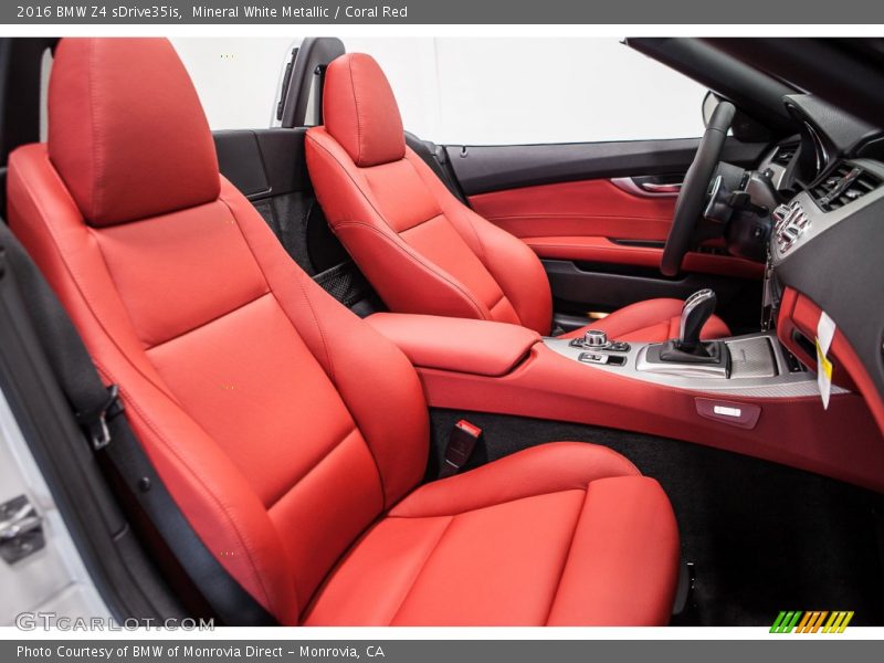 Front Seat of 2016 Z4 sDrive35is