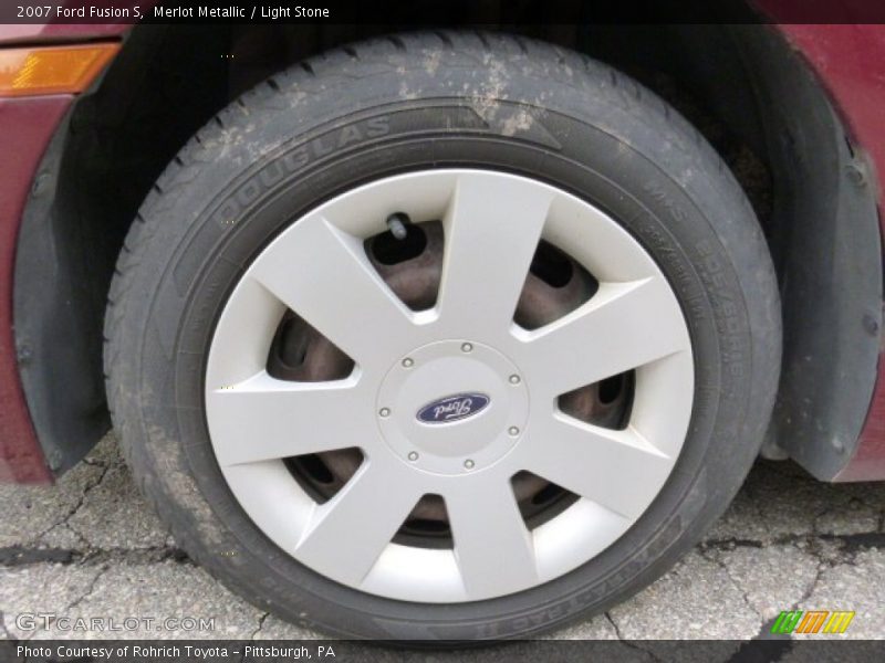 Merlot Metallic / Light Stone 2007 Ford Fusion S