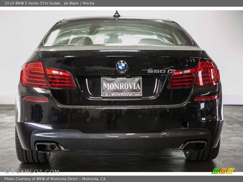 Jet Black / Mocha 2016 BMW 5 Series 550i Sedan