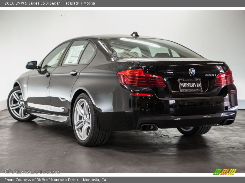 Jet Black / Mocha 2016 BMW 5 Series 550i Sedan