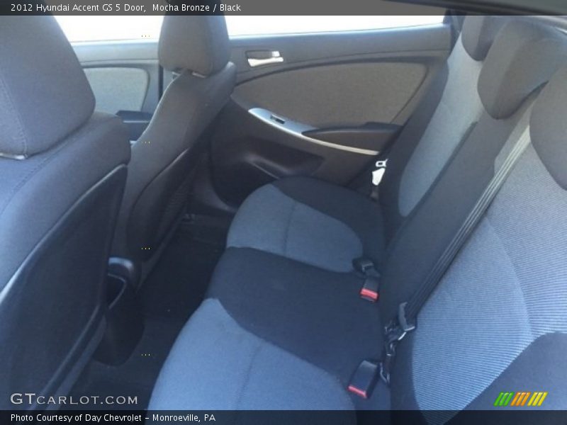 Mocha Bronze / Black 2012 Hyundai Accent GS 5 Door