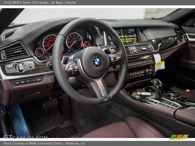Mocha Interior - 2016 5 Series 550i Sedan 