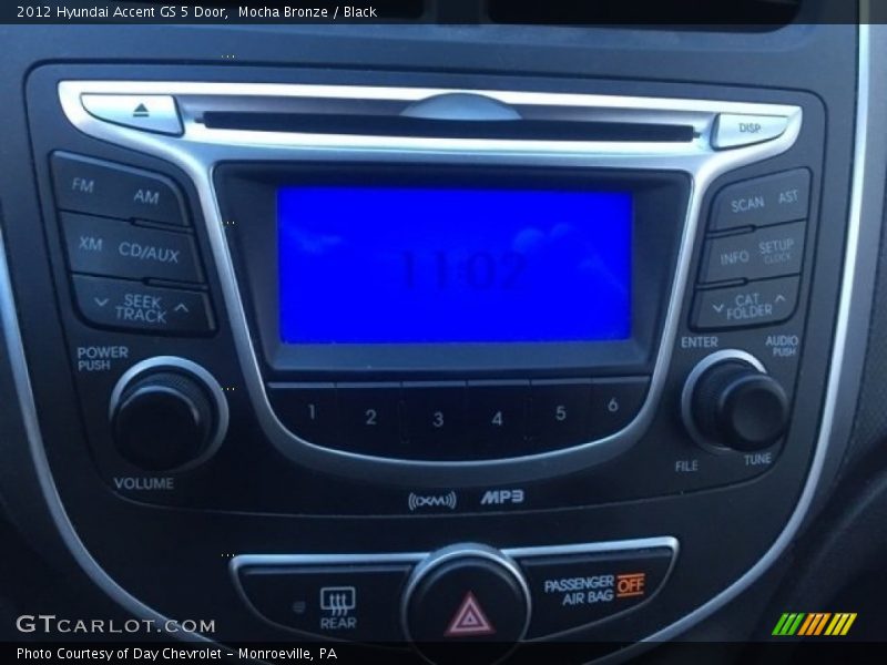 Mocha Bronze / Black 2012 Hyundai Accent GS 5 Door