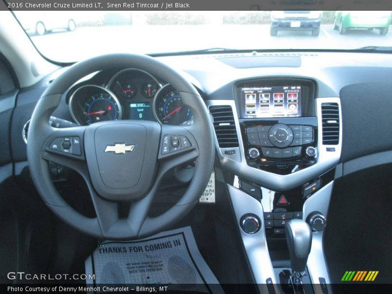 Siren Red Tintcoat / Jet Black 2016 Chevrolet Cruze Limited LT