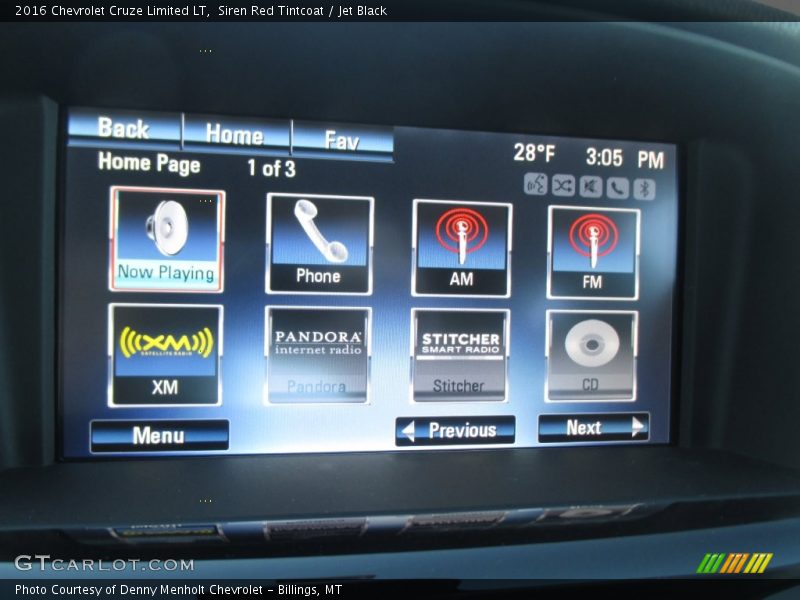 Siren Red Tintcoat / Jet Black 2016 Chevrolet Cruze Limited LT