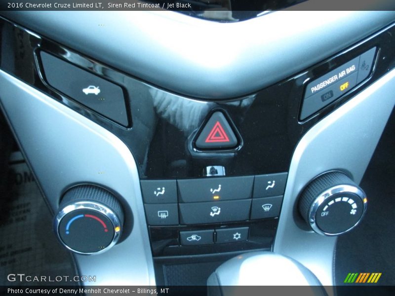 Siren Red Tintcoat / Jet Black 2016 Chevrolet Cruze Limited LT