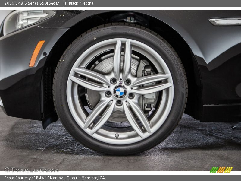 Jet Black / Mocha 2016 BMW 5 Series 550i Sedan