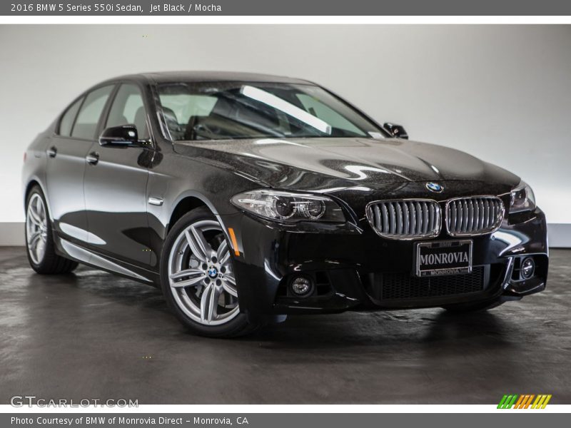 Jet Black / Mocha 2016 BMW 5 Series 550i Sedan