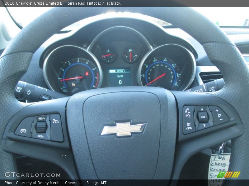 Siren Red Tintcoat / Jet Black 2016 Chevrolet Cruze Limited LT