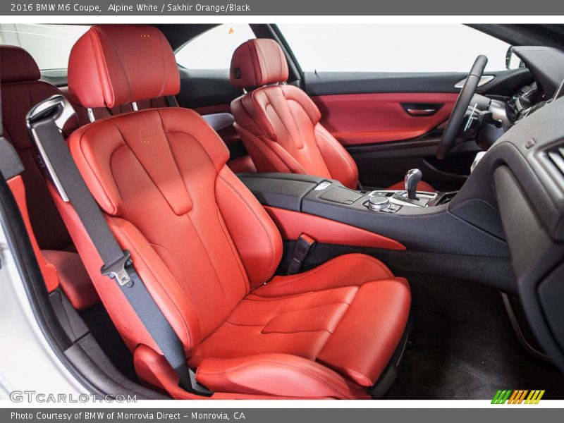Front Seat of 2016 M6 Coupe