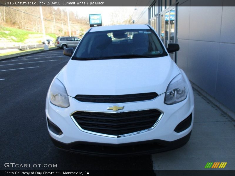 Summit White / Jet Black 2016 Chevrolet Equinox LS AWD