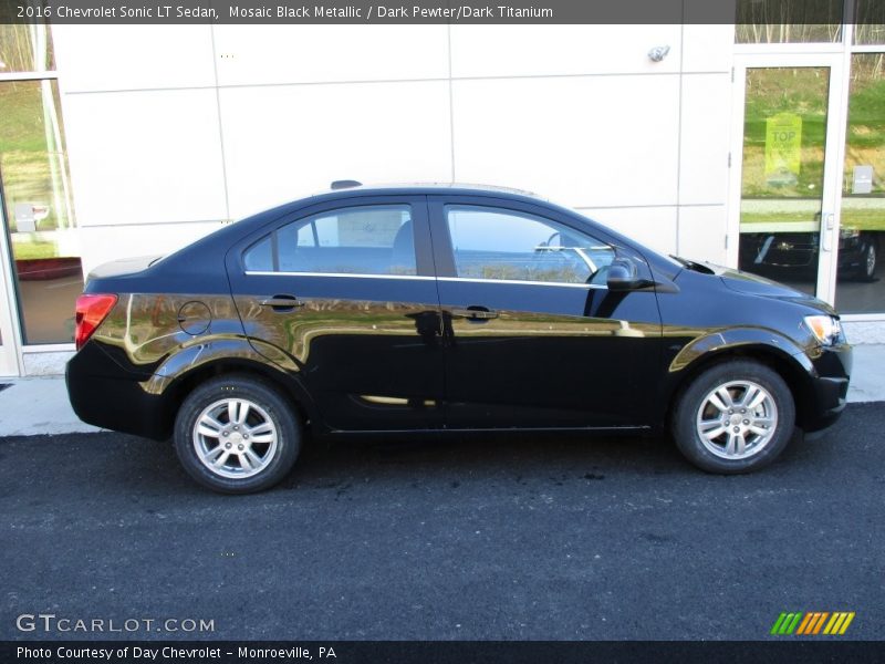 Mosaic Black Metallic / Dark Pewter/Dark Titanium 2016 Chevrolet Sonic LT Sedan