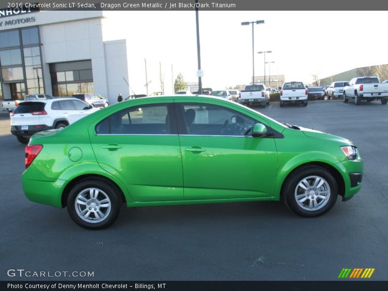 Dragon Green Metallic / Jet Black/Dark Titanium 2016 Chevrolet Sonic LT Sedan