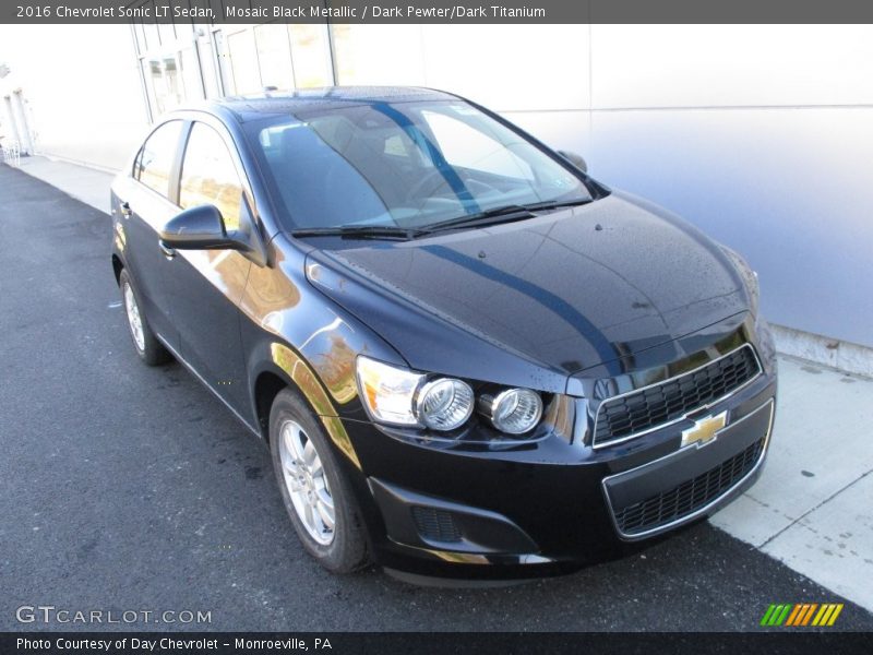 Mosaic Black Metallic / Dark Pewter/Dark Titanium 2016 Chevrolet Sonic LT Sedan