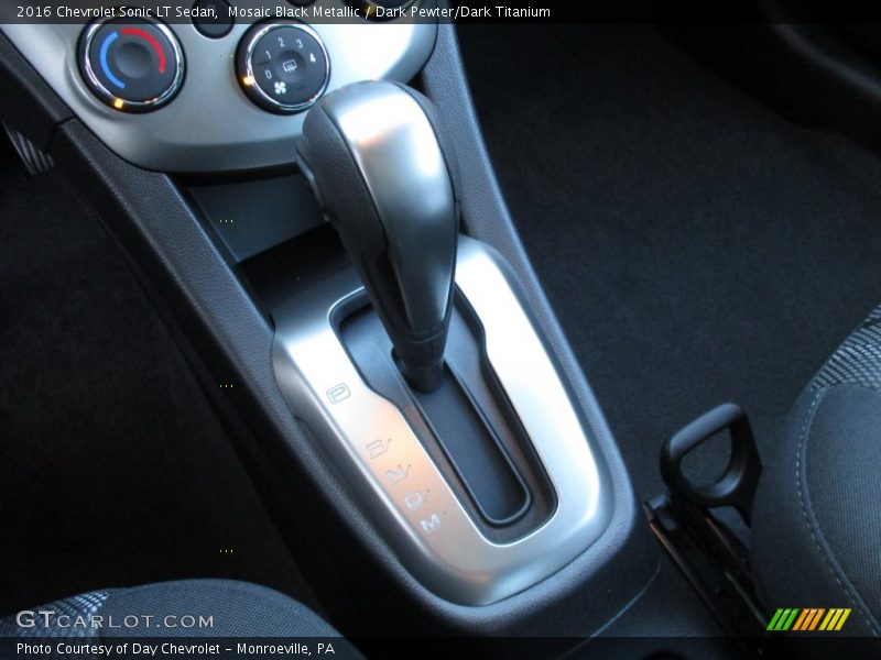 Mosaic Black Metallic / Dark Pewter/Dark Titanium 2016 Chevrolet Sonic LT Sedan