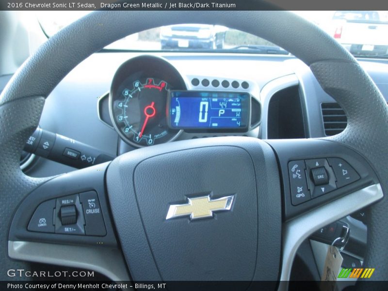 Dragon Green Metallic / Jet Black/Dark Titanium 2016 Chevrolet Sonic LT Sedan