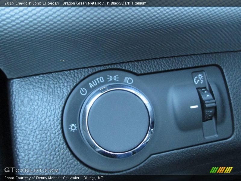 Dragon Green Metallic / Jet Black/Dark Titanium 2016 Chevrolet Sonic LT Sedan