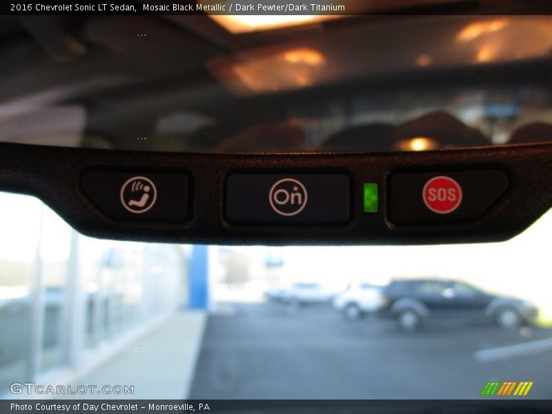 Mosaic Black Metallic / Dark Pewter/Dark Titanium 2016 Chevrolet Sonic LT Sedan