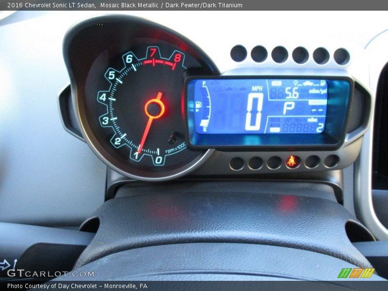 Mosaic Black Metallic / Dark Pewter/Dark Titanium 2016 Chevrolet Sonic LT Sedan
