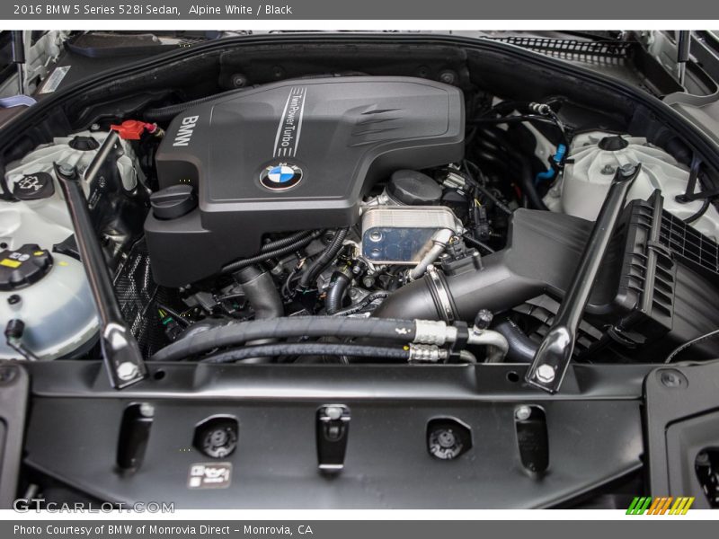 Alpine White / Black 2016 BMW 5 Series 528i Sedan