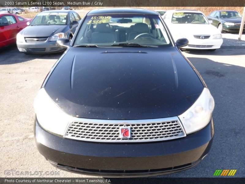 Medium Blue / Gray 2003 Saturn L Series L200 Sedan