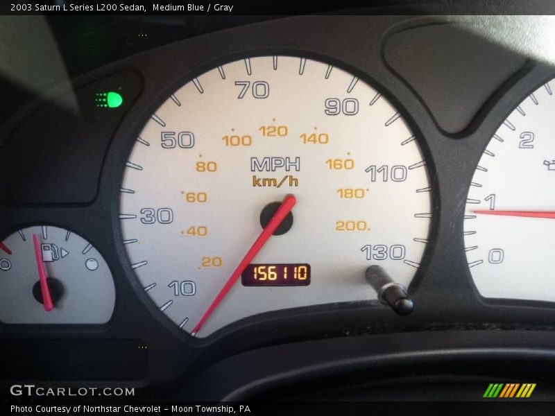 Medium Blue / Gray 2003 Saturn L Series L200 Sedan