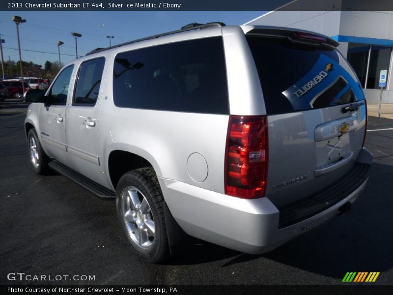 Silver Ice Metallic / Ebony 2013 Chevrolet Suburban LT 4x4