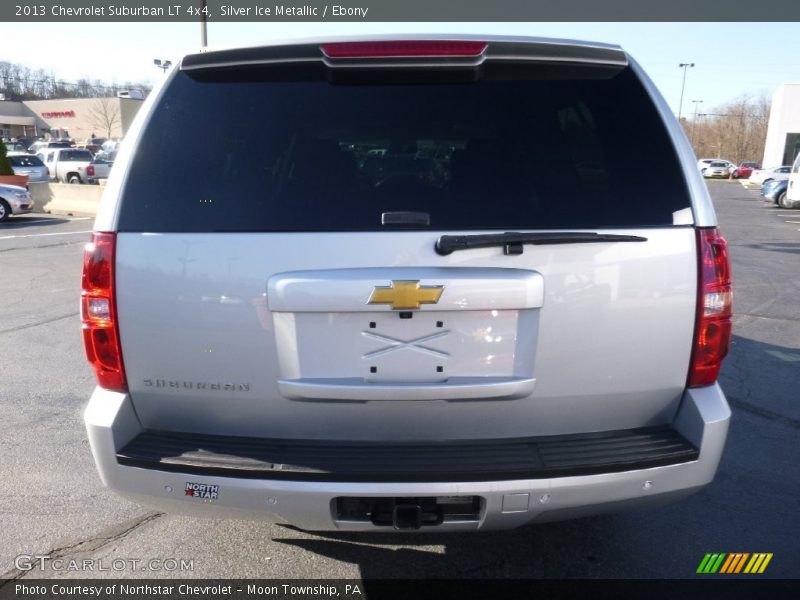 Silver Ice Metallic / Ebony 2013 Chevrolet Suburban LT 4x4