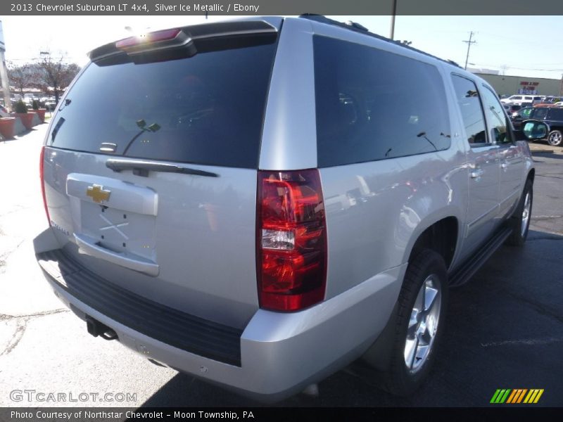 Silver Ice Metallic / Ebony 2013 Chevrolet Suburban LT 4x4