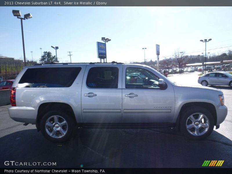 Silver Ice Metallic / Ebony 2013 Chevrolet Suburban LT 4x4