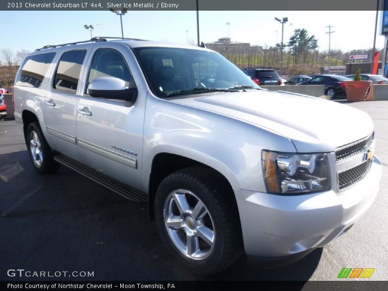 Silver Ice Metallic / Ebony 2013 Chevrolet Suburban LT 4x4