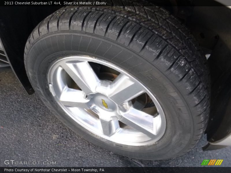 Silver Ice Metallic / Ebony 2013 Chevrolet Suburban LT 4x4