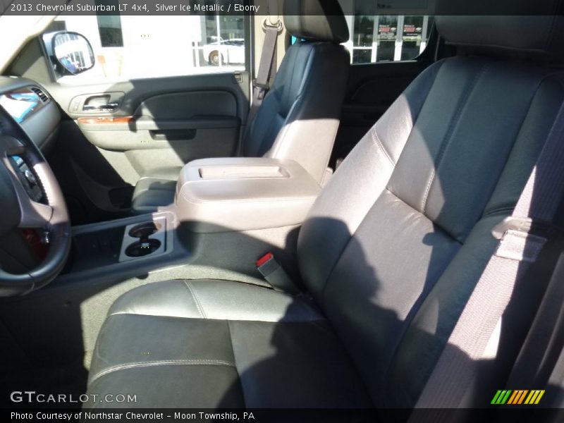 Silver Ice Metallic / Ebony 2013 Chevrolet Suburban LT 4x4