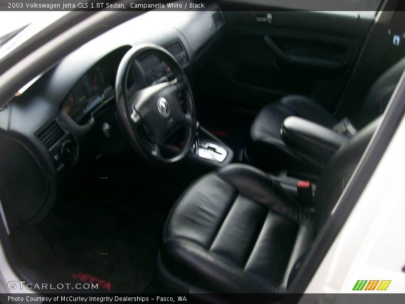 Campanella White / Black 2003 Volkswagen Jetta GLS 1.8T Sedan