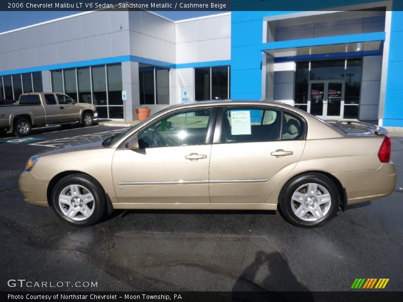 Sandstone Metallic / Cashmere Beige 2006 Chevrolet Malibu LT V6 Sedan