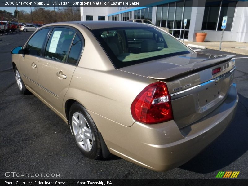 Sandstone Metallic / Cashmere Beige 2006 Chevrolet Malibu LT V6 Sedan