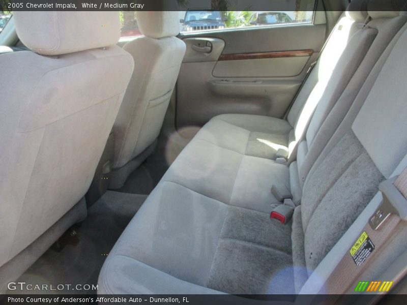 White / Medium Gray 2005 Chevrolet Impala