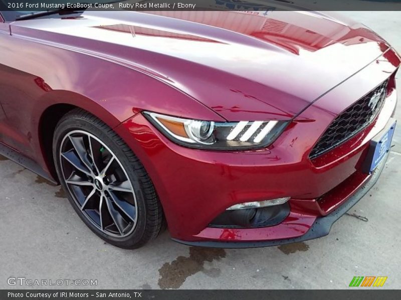 Ruby Red Metallic / Ebony 2016 Ford Mustang EcoBoost Coupe